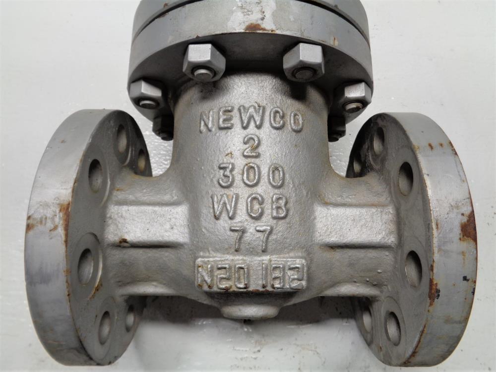 Newco 2" 300# RF WCB Gate Valve, Fig# 13F-CB2